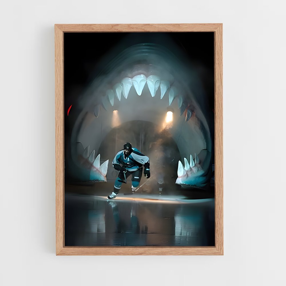 Poster Shark Encounter – affiche Hockey sur glace (vue 4)